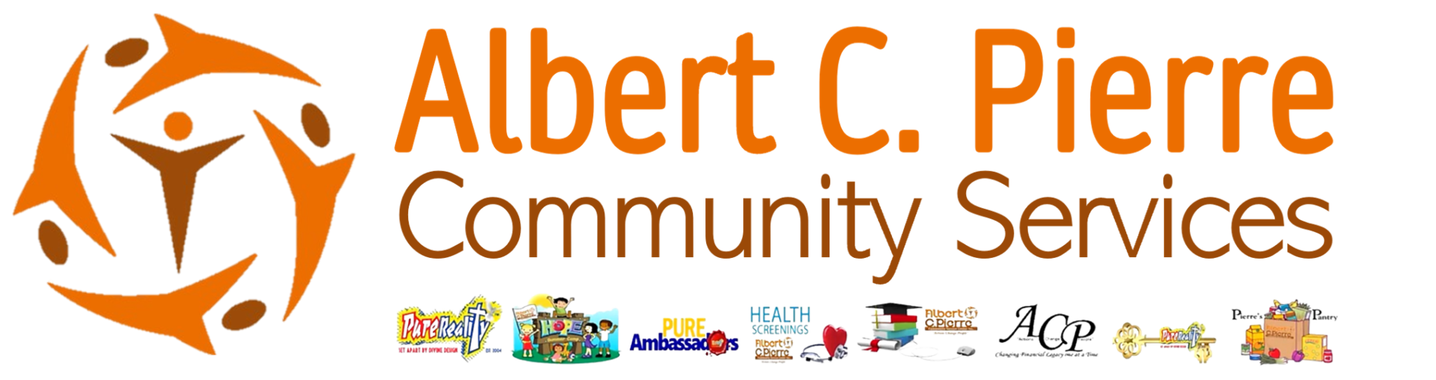Albert C. Pierre Community Service Logo